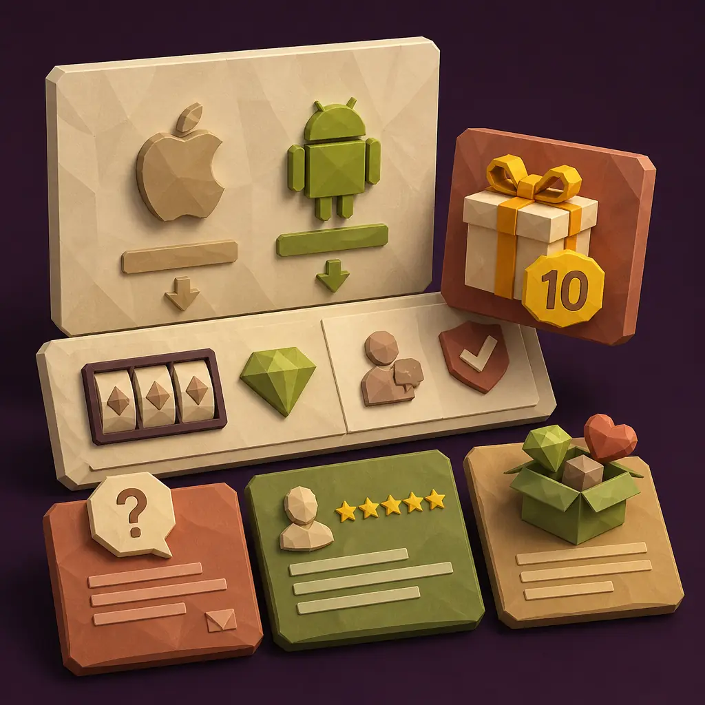 Bizzo Casino App – aplikacja mobilna na iOS i Android visual guide for Bizzo Casino